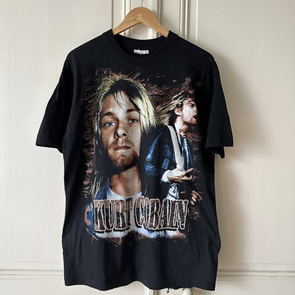 Late Kurt Cobain Nirvana Euro Tee - Lbiye114